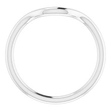 Charger l'image dans la galerie, Sterling Silver Band for 10 x 10 mm Cushion
