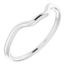 Charger l'image dans la galerie, Sterling Silver Band for 5 x 5 mm Square
