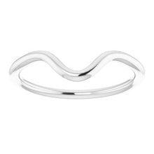Charger l'image dans la galerie, Sterling Silver Band for 10 x 5 mm Marquise
