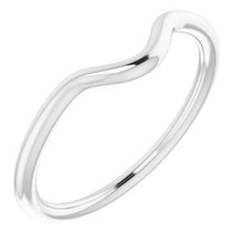 Charger l'image dans la galerie, Sterling Silver Band for 8 x 4 mm Marquise
