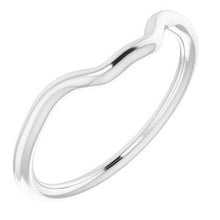 Charger l'image dans la galerie, Sterling Silver Band for 4.5 mm Square

