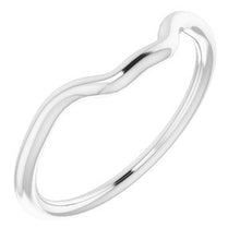 Charger l'image dans la galerie, Sterling Silver Band for 7 x 7 mm Square
