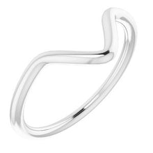 Charger l'image dans la galerie, Sterling Silver Band for 12 x 8 mm Pear
