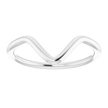 Charger l'image dans la galerie, Sterling Silver Band for 12 x 8 mm Pear
