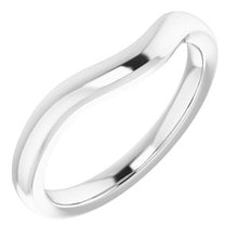 Charger l'image dans la galerie, Sterling Silver Band for 8 mm Round Ring
