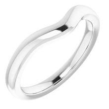 Charger l'image dans la galerie, Sterling Silver Band for 8x6 mm Oval Ring

