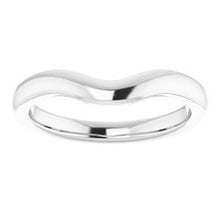 Charger l'image dans la galerie, Sterling Silver Band for 8x6 mm Oval Ring
