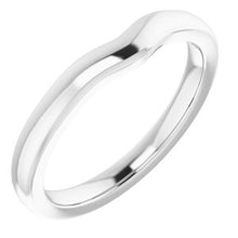 Charger l'image dans la galerie, Sterling Silver Band for 5x3 mm Oval Ring
