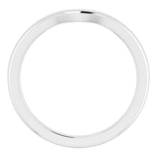 Charger l'image dans la galerie, Sterling Silver Band for 6x4 mm Oval Ring
