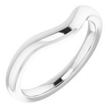 Charger l'image dans la galerie, Sterling Silver Band for 9x7 mm Oval Ring
