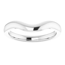 Charger l'image dans la galerie, Sterling Silver Band for 9x7 mm Oval Ring
