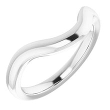 Charger l'image dans la galerie, Sterling Silver Band for 14x10 mm Oval Ring
