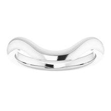 Charger l'image dans la galerie, Sterling Silver Band for 14x10 mm Oval Ring
