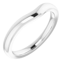 Charger l'image dans la galerie, Sterling Silver Band for 6 mm Cushion Ring
