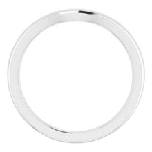 Charger l'image dans la galerie, Sterling Silver Band for 6 mm Cushion Ring
