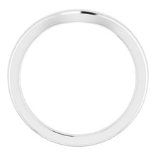 Charger l'image dans la galerie, Sterling Silver Band for 7 mm Cushion Ring
