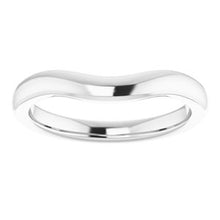 Charger l'image dans la galerie, Sterling Silver Band for 7 mm Cushion Ring
