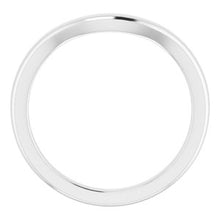 Charger l'image dans la galerie, Sterling Silver Band for 9 mm Cushion Ring
