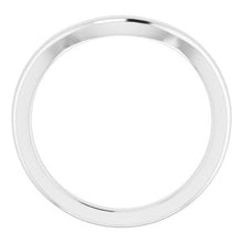 Charger l'image dans la galerie, Sterling Silver Band for 11 mm Cushion Ring
