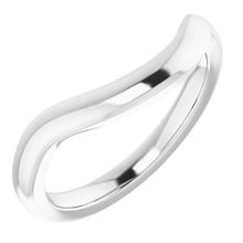 Charger l'image dans la galerie, Sterling Silver Band for 15 mm Cushion Ring
