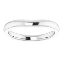Charger l'image dans la galerie, Sterling Silver Band for 4 mm Square Ring
