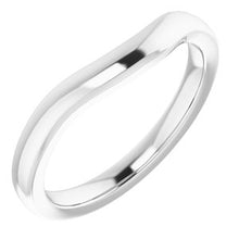 Charger l'image dans la galerie, Sterling Silver Band for 5.5 mm Square Ring
