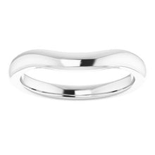 Charger l'image dans la galerie, Sterling Silver Band for 6 mm Square Ring
