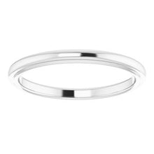 Charger l'image dans la galerie, Sterling Silver Band for 7 mm Square Ring
