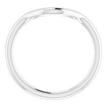 Load image into Gallery viewer, Sterling Silver Band for 7 x 5 mm Oval Ring
