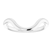 Charger l'image dans la galerie, Sterling Silver Band for 11 x 9 mm Oval Ring

