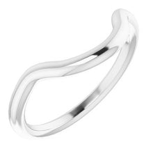 Load image into Gallery viewer, Sterling Silver Band for 9 x 9 mm Cushion Ring
