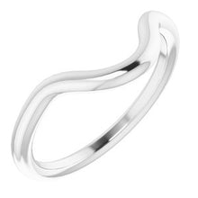 Load image into Gallery viewer, Sterling Silver Band for 8 x 6 mm Oval Ring
