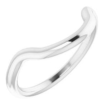 Load image into Gallery viewer, Sterling Silver Band for 13 x 13 mm Cushion Ring
