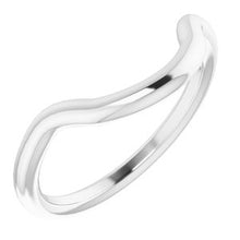 Load image into Gallery viewer, Sterling Silver Band for 10 x 10 mm Cushion Ring
