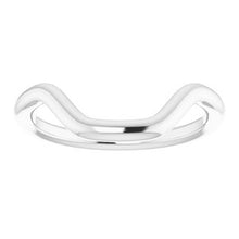 Load image into Gallery viewer, Sterling Silver Band for 10 x 8 mm Emerald Ring
