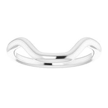 Charger l'image dans la galerie, Sterling Silver Band for 9 x 7 mm Emerald Ring
