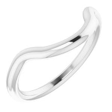 Charger l'image dans la galerie, Sterling Silver Band for 9 x 9 mm Square Ring
