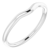 Charger l'image dans la galerie, Sterling Silver Band for 8x6 mm Oval Ring
