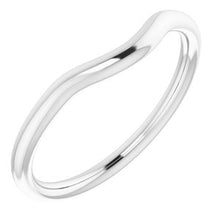 Charger l'image dans la galerie, Sterling Silver Band for 9.4 mm Round Ring
