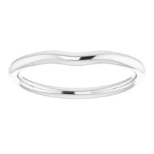 Charger l'image dans la galerie, Sterling Silver Band for 7.4 mm Round Ring
