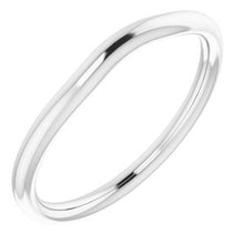 Charger l'image dans la galerie, Sterling Silver Band for 5x3 mm Oval Ring
