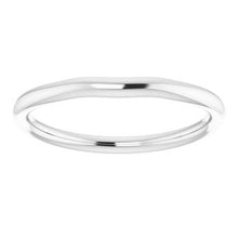 Charger l'image dans la galerie, Sterling Silver Band for 6 mm Cushion Ring
