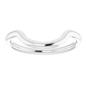 Sterling Silver Band for 16x12 mm Oval Ring