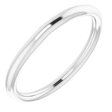 Charger l&#39;image dans la galerie, Sterling Silver Band for 4 mm Square Ring
