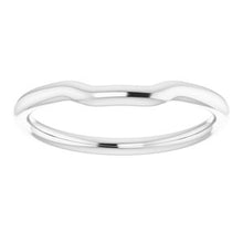 Charger l'image dans la galerie, Sterling Silver Band for 7.5 mm Square Ring
