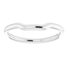 Charger l'image dans la galerie, Sterling Silver Band for 8 mm Square Ring
