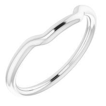 Charger l'image dans la galerie, Sterling Silver Band for 9 mm Square Ring
