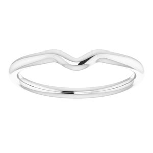 Sterling Silver Band for 7x5 mm Pear Ring