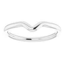 Charger l'image dans la galerie, Sterling Silver Band for 8x5 mm Pear Ring
