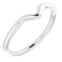 Charger l'image dans la galerie, Sterling Silver Band for 8x6 mm Pear Ring
